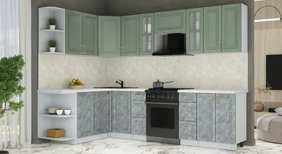 Кухонный гарнитур Интерлиния Мила Шато 1.7x2.8 LV