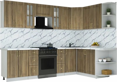 Кухонный гарнитур Интерлиния Мила Шато 1.7x2.8 PR - фото