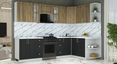 Кухонный гарнитур Интерлиния Мила Шато 1.7x2.8 PR