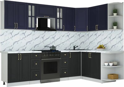 Кухонный гарнитур Интерлиния Мила Шато 1.7x2.8 PR - фото