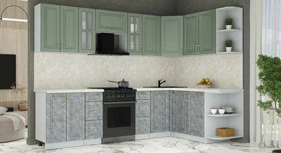 Кухонный гарнитур Интерлиния Мила Шато 1.7x2.8 PR