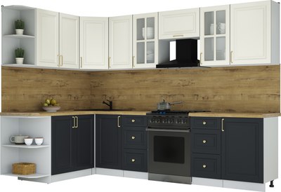 Кухонный гарнитур Интерлиния Мила Шато 1.7x2.9 LV - фото