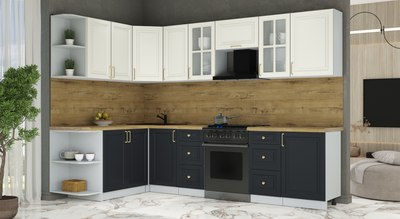 Кухонный гарнитур Интерлиния Мила Шато 1.7x2.9 LV