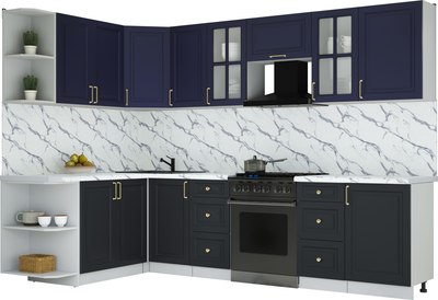 Кухонный гарнитур Интерлиния Мила Шато 1.7x2.9 LV - фото