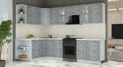 Кухонный гарнитур Интерлиния Мила Шато 1.7x2.9 LV