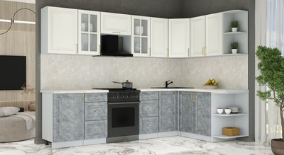 Кухонный гарнитур Интерлиния Мила Шато 1.7x2.9 PR