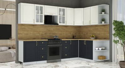 Кухонный гарнитур Интерлиния Мила Шато 1.7x2.9 PR