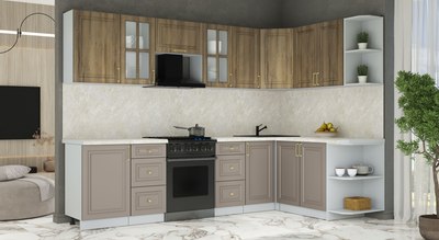 Кухонный гарнитур Интерлиния Мила Шато 1.7x2.9 PR