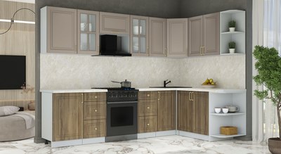 Кухонный гарнитур Интерлиния Мила Шато 1.7x2.9 PR