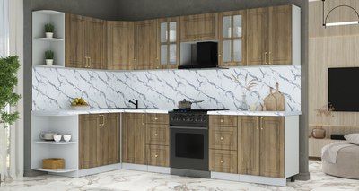 Кухонный гарнитур Интерлиния Мила Шато 1.7x3.0 LV