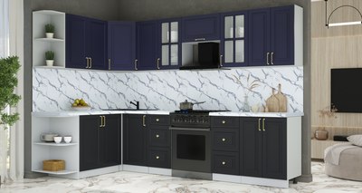 Кухонный гарнитур Интерлиния Мила Шато 1.7x3.0 LV