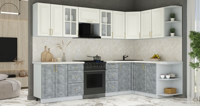 Кухонный гарнитур Интерлиния Мила Шато 1.7x3.0 PR