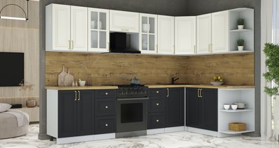 Кухонный гарнитур Интерлиния Мила Шато 1.7x3.0 PR