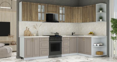 Кухонный гарнитур Интерлиния Мила Шато 1.7x3.0 PR