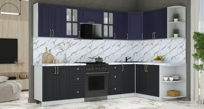 Кухонный гарнитур Интерлиния Мила Шато 1.7x3.0 PR