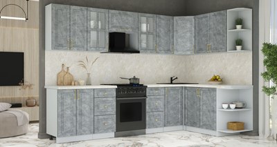 Кухонный гарнитур Интерлиния Мила Шато 1.7x3.0 PR