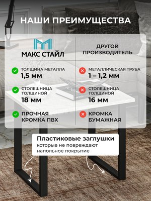 Журнальный столик Макс Стайл СтЖ-600