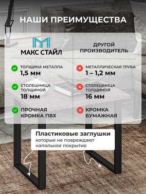 Журнальный столик Макс Стайл СтЖ-600