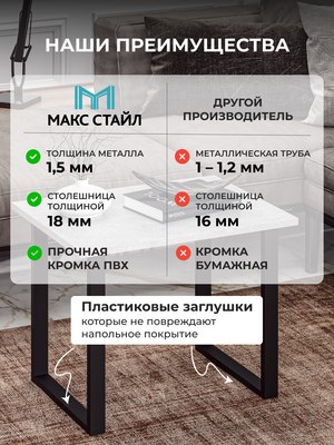 Журнальный столик Макс Стайл СтЖ-600