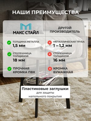 Журнальный столик Макс Стайл СтЖ-525-4-2