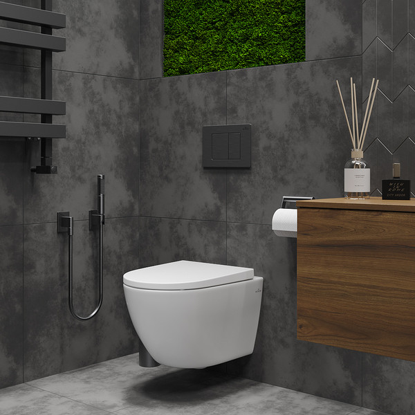 Унитаз подвесной Roxen Antares 530185-02 Rimless Soft Close NC