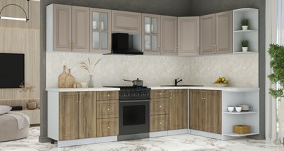 Кухонный гарнитур Интерлиния Мила Шато 1.7x3.0 PR