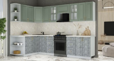 Кухонный гарнитур Интерлиния Мила Шато 1.7x3.0 PR