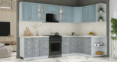 Кухонный гарнитур Интерлиния Мила Шато 1.7x3.0 PR