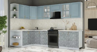 Кухонный гарнитур Интерлиния Мила Шато 1.7x3.1 LV