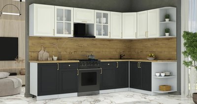 Кухонный гарнитур Интерлиния Мила Шато 1.7x3.1 PR