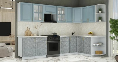 Кухонный гарнитур Интерлиния Мила Шато 1.7x3.1 PR