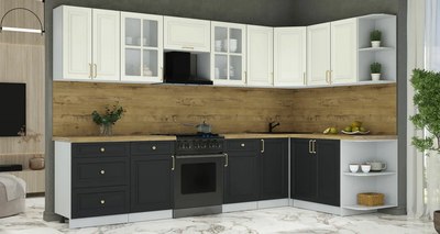 Кухонный гарнитур Интерлиния Мила Шато 1.7x3.2 PR