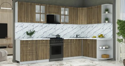 Кухонный гарнитур Интерлиния Мила Шато 1.7x3.2 PR