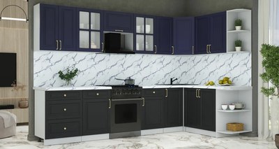 Кухонный гарнитур Интерлиния Мила Шато 1.7x3.2 PR