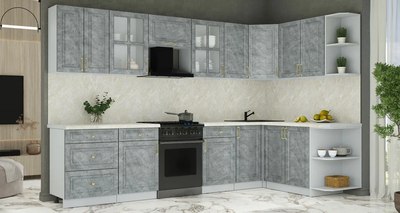 Кухонный гарнитур Интерлиния Мила Шато 1.7x3.2 PR