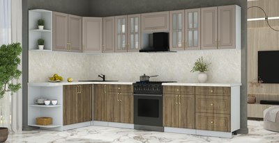 Кухонный гарнитур Интерлиния Мила Шато 1.7x3.3 LV