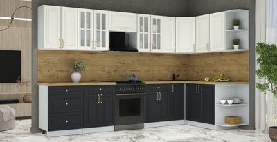 Кухонный гарнитур Интерлиния Мила Шато 1.7x3.3 PR