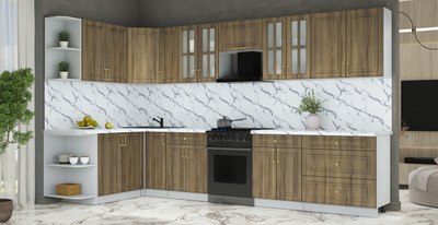 Кухонный гарнитур Интерлиния Мила Шато 1.7x3.5 LV