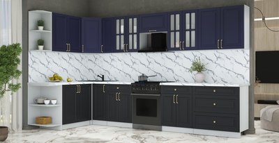 Кухонный гарнитур Интерлиния Мила Шато 1.7x3.5 LV