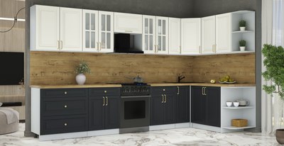 Кухонный гарнитур Интерлиния Мила Шато 1.7x3.5 PR