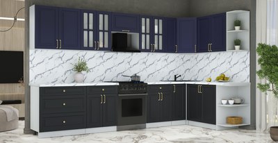 Кухонный гарнитур Интерлиния Мила Шато 1.7x3.5 PR