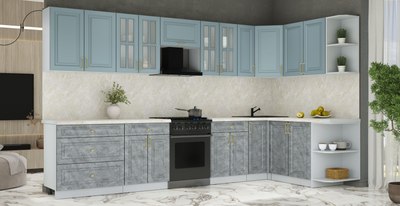 Кухонный гарнитур Интерлиния Мила Шато 1.7x3.5 PR