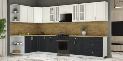 Кухонный гарнитур Интерлиния Мила Шато 1.7x3.6 LV