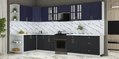 Кухонный гарнитур Интерлиния Мила Шато 1.7x3.6 LV