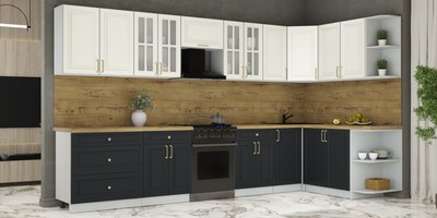 Кухонный гарнитур Интерлиния Мила Шато 1.7x3.6 PR