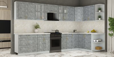 Кухонный гарнитур Интерлиния Мила Шато 1.7x3.6 PR