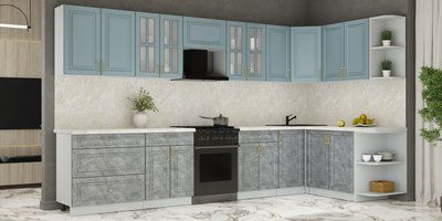 Кухонный гарнитур Интерлиния Мила Шато 1.7x3.6 PR