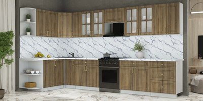 Кухонный гарнитур Интерлиния Мила Шато 1.7x3.7 LV