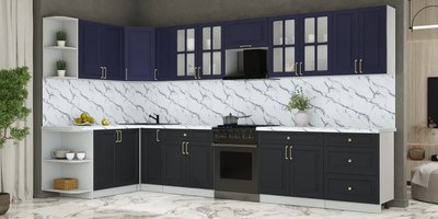 Кухонный гарнитур Интерлиния Мила Шато 1.7x3.7 LV
