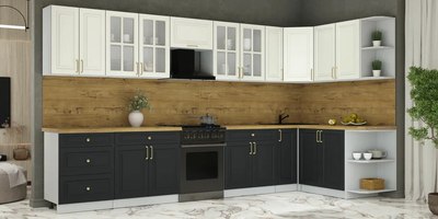 Кухонный гарнитур Интерлиния Мила Шато 1.7x3.7 PR